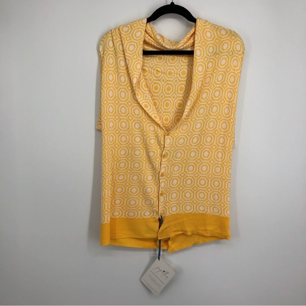 🆕 SCENE WEAVER‎ Papillon Multi-Way Scarf Yellow NWT